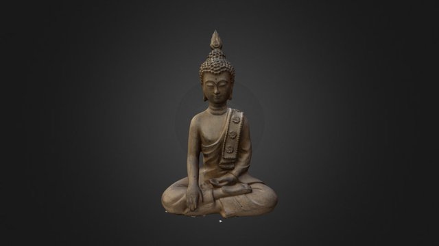Meditating Buddha 3D Model