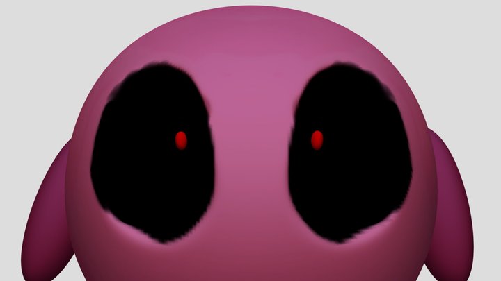 Cursed Kirby 3D Model