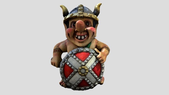 Viking Troll 3D Model