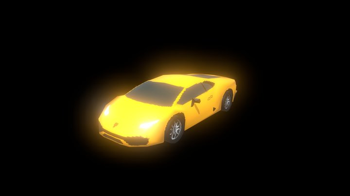 PS1-Style Lamborghini Huracan (Debadged) - Download Free 3D model by  meehdrescher (@meehdrescher) [524f49e]