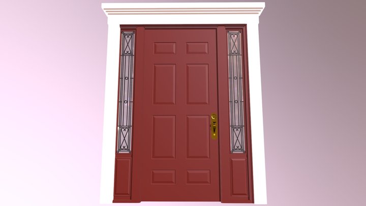Embellished front door 2