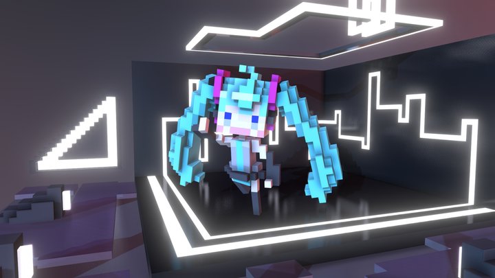 MIKUSTAGE 3D Model
