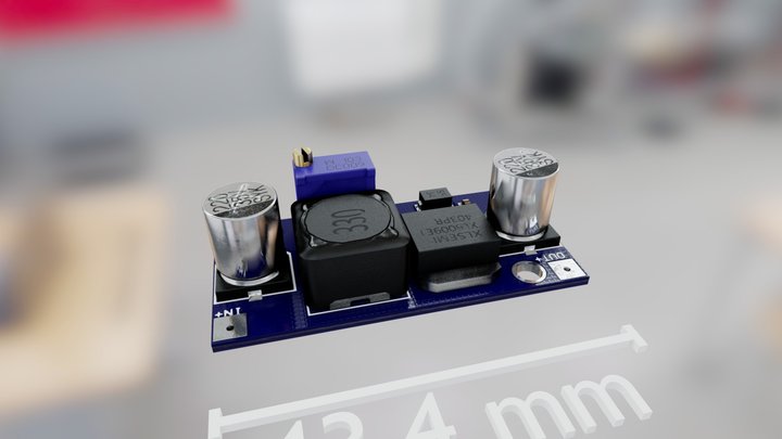 Step Up Module 3D Model