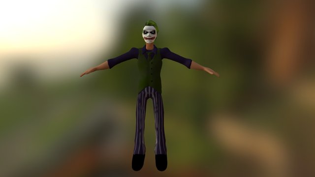 Joker Sketch 3D Model