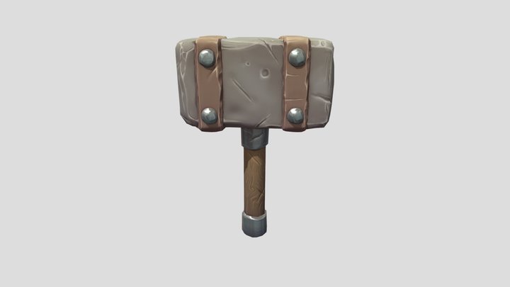 MarteauLowPoly 3D Model