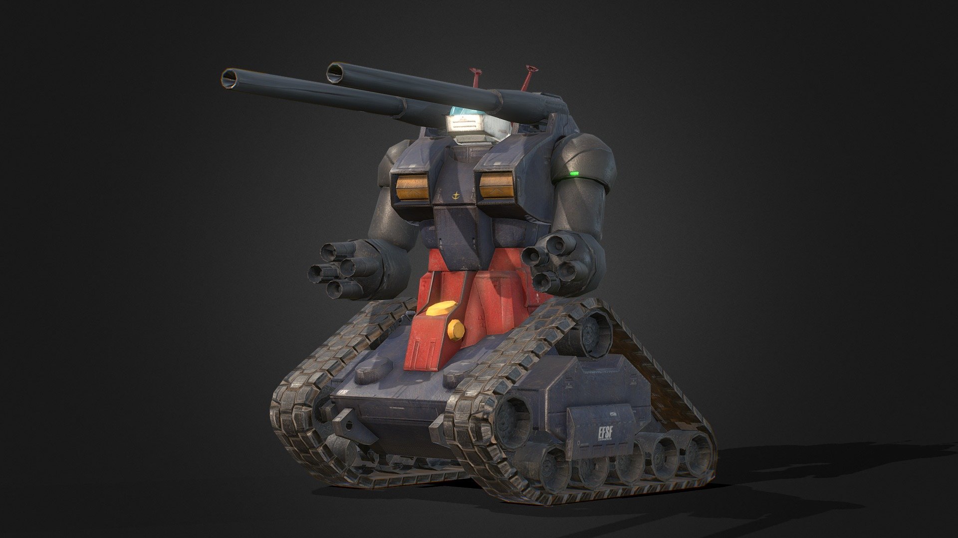 Rx 75 Guntank 3d Model By One Year War Mod Hoi4oneyearwar 5253719