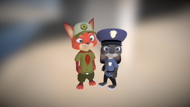 Zootopia 3D Model