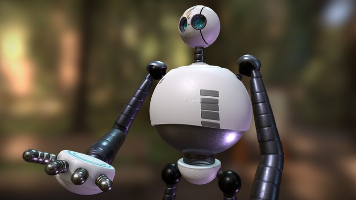 Roz (The Wild Robot) 3D Model