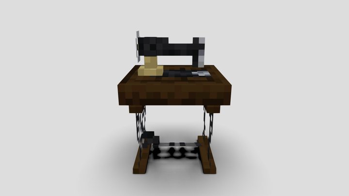 Sewing Machine 3D Model