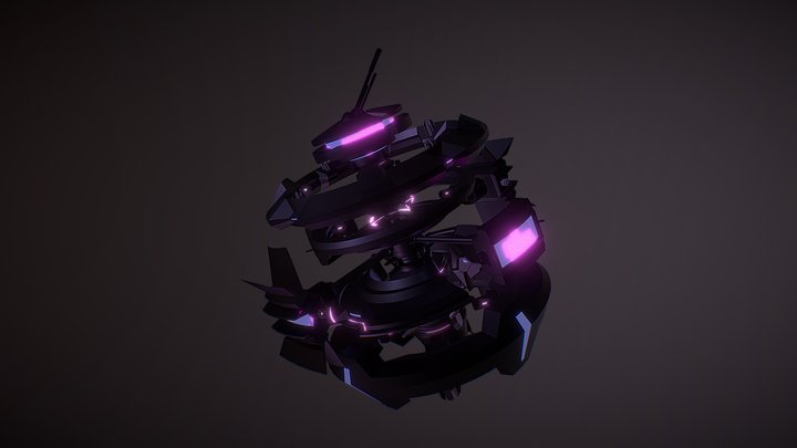 Space Station (Leviathan Class) 3D Model