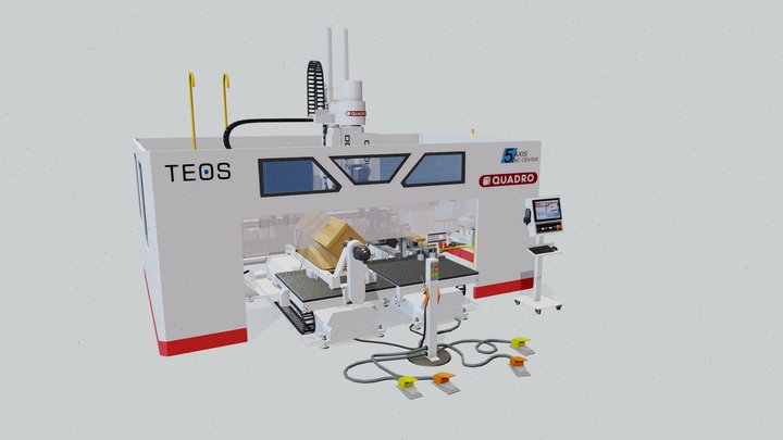 TEOS Z1000 machine tool 3D Model