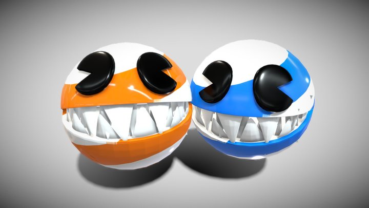 Pacman (Candy Monsters) 3D Model