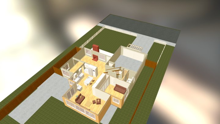 Arnold Option 1 Floor Overview 3D Model