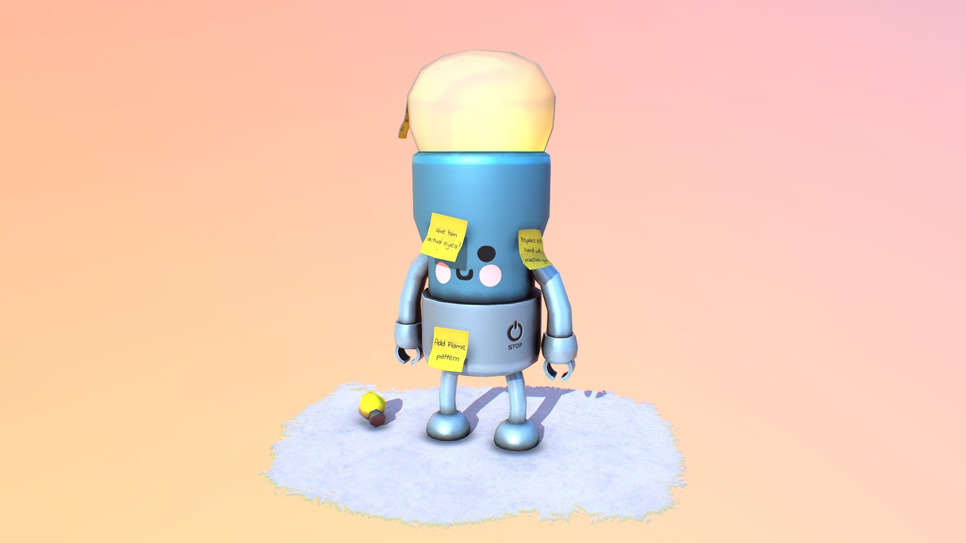 I.D.E.A bot! - 3December2019 - IDEA - 3D model by Immy Khodr (@Immy_Art ...