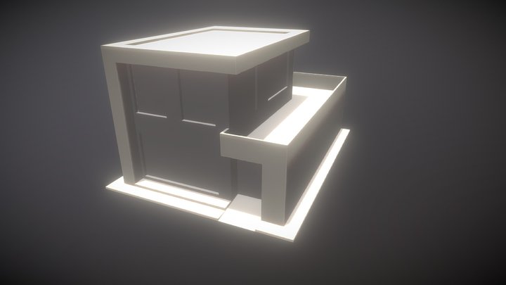 Simple House Model 3D Model