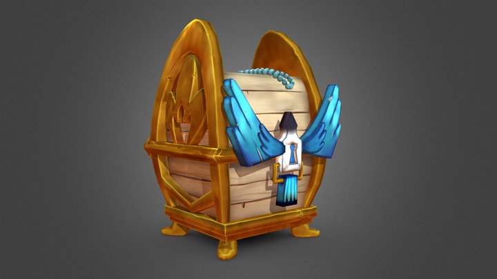 Magpie Treasure Chest 3D Model