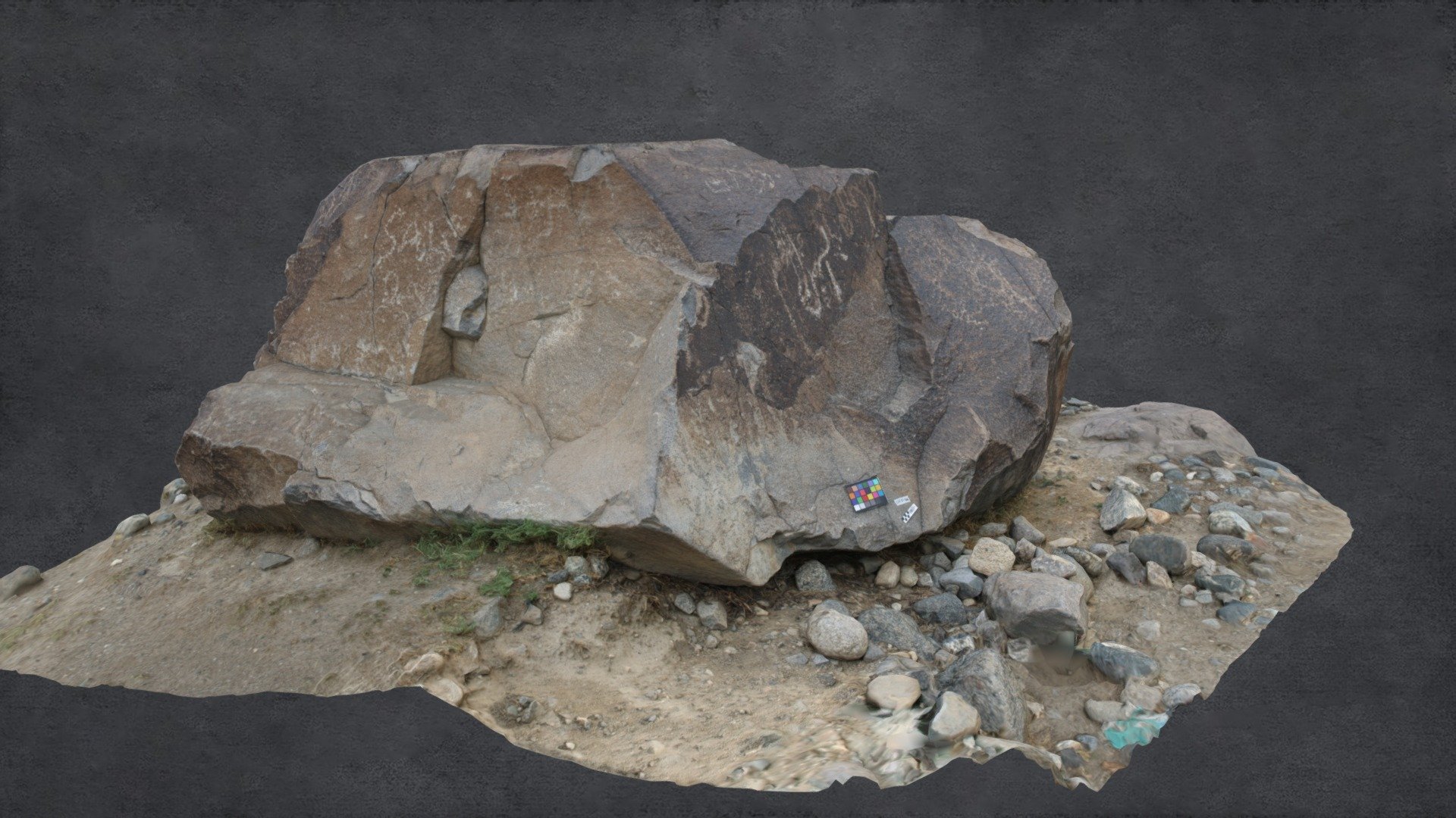 Rock Carving at Chilas-X (Rock 166) - 3D model by cvlablums [5258a8b ...