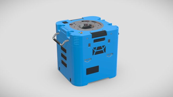 SubD Hard Surface Box 3D Model