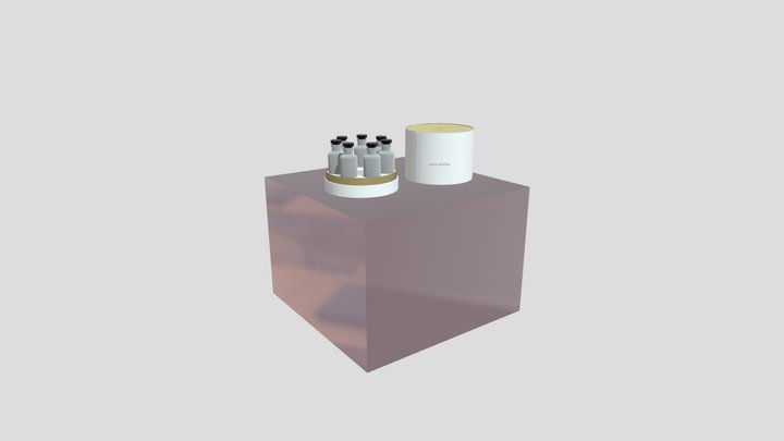 Perfume set 3D Model