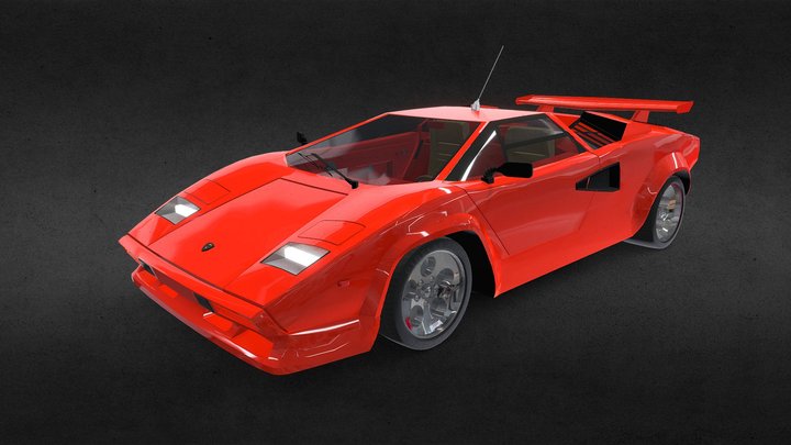 3D file 🏎️✨ Discover the Thrill in Miniature with the Lamborghini Countach  by DrivePrint! 🚗💨 #3D Printing #Collectibles 🌟🖨️ ・3D printing template  to download・Cults