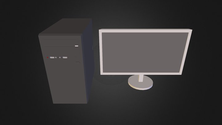 computer 3D Model