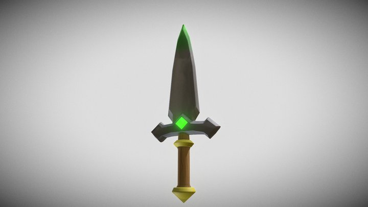 Poison Dagger 3D Model