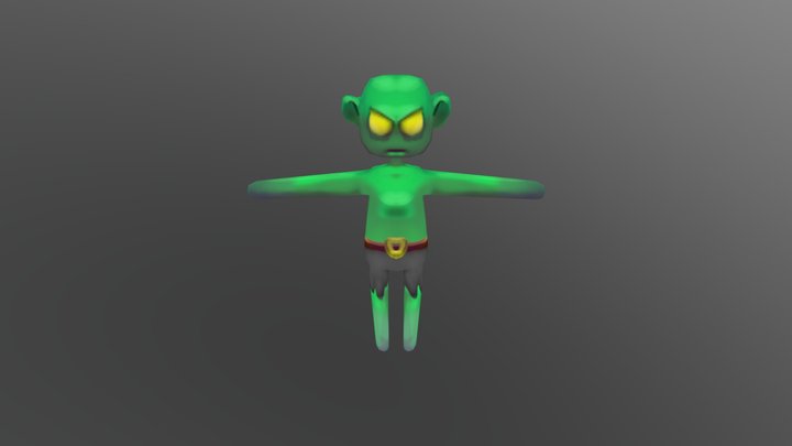 Zombie Normal - Zumball 3D Model