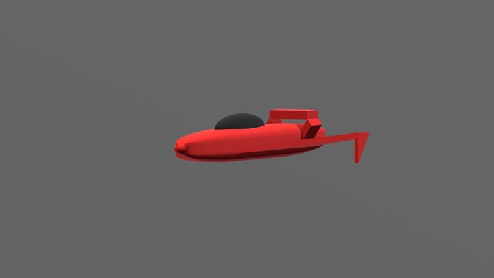 Uncharted Hyper-sonic Racer Prototype 3D Model