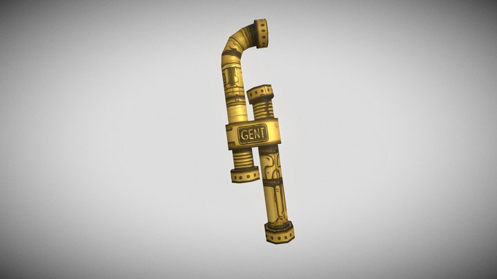 Gent Pipe Batim retexture 3D Model