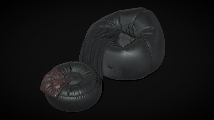 Soft Leather Chair 3D Model