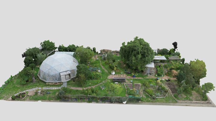 Community Garden 3D Model