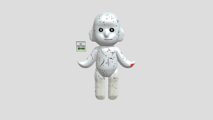 stuffed toy doll 3D Model