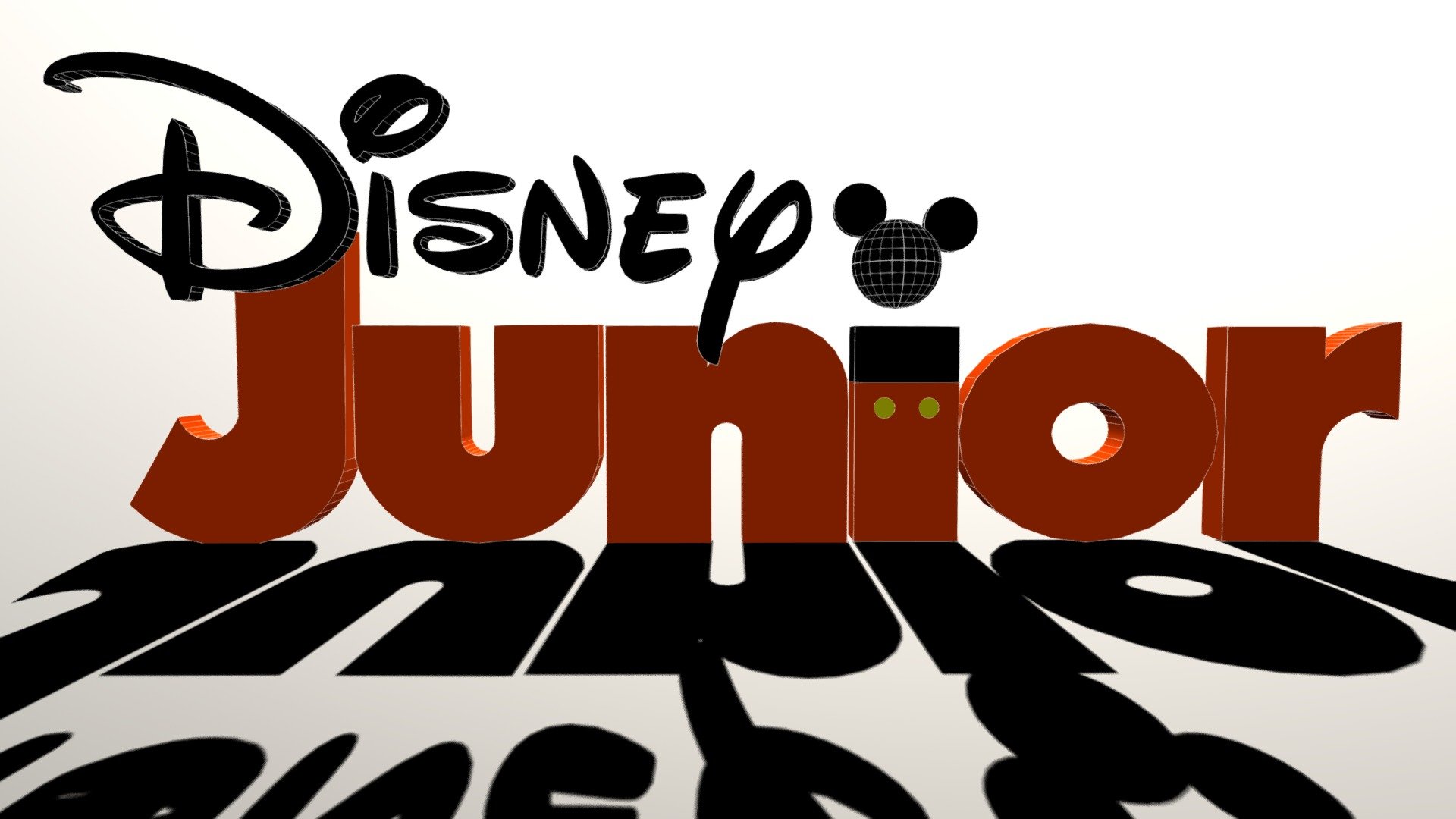 disney junior logo version 2 - 3D model by THECUPHEADPRO [5261671