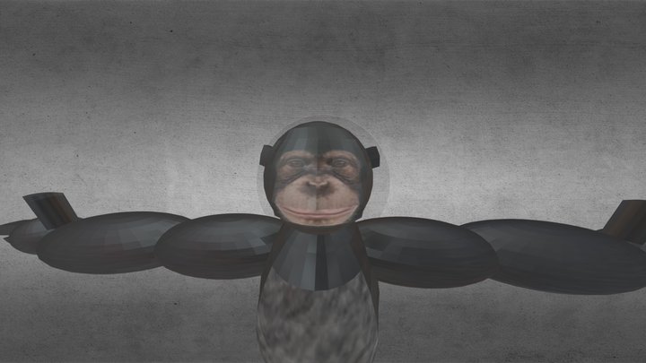 monkey 3D Model