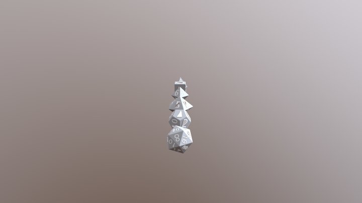 D&D Dice 3D Model