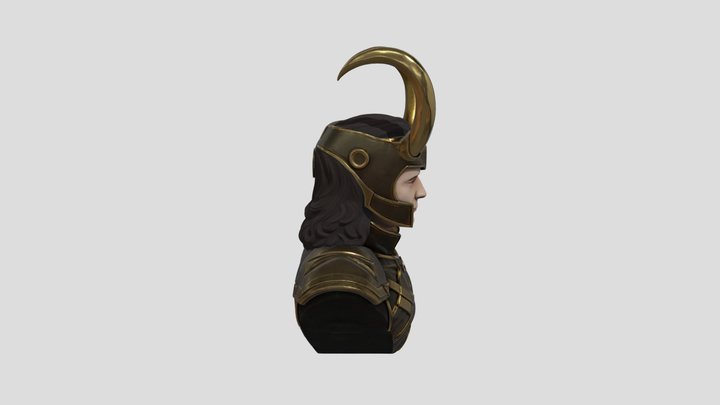loki 3d printing bust