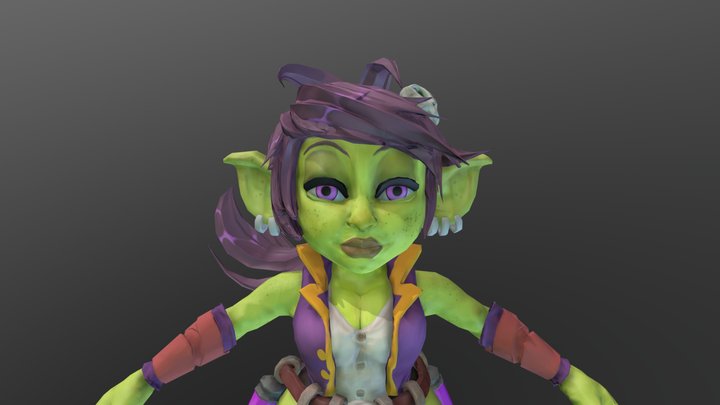 Golbin Finished (Shirley Darknettle) 3D Model