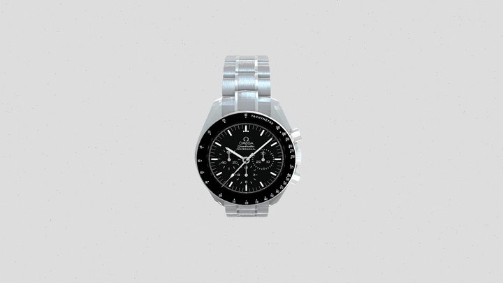 Omega Speedmaster Moonwatch 3D Model