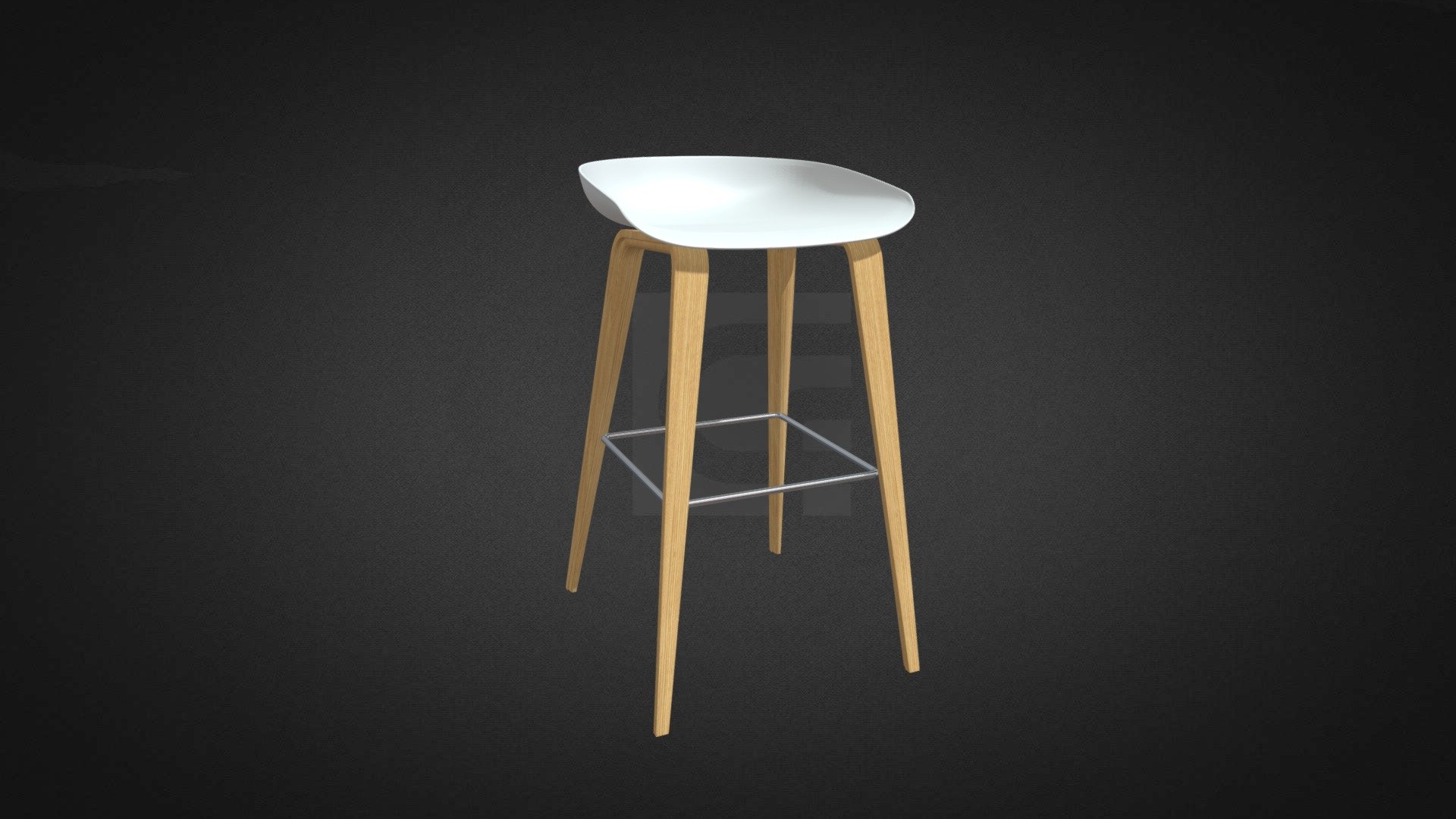 Finn Stool Hire — Sketchfab embed 3D viewer