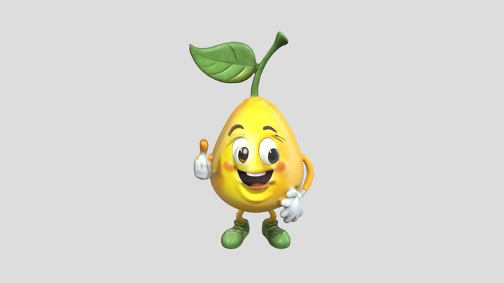 Lemon Buddy 3D Model