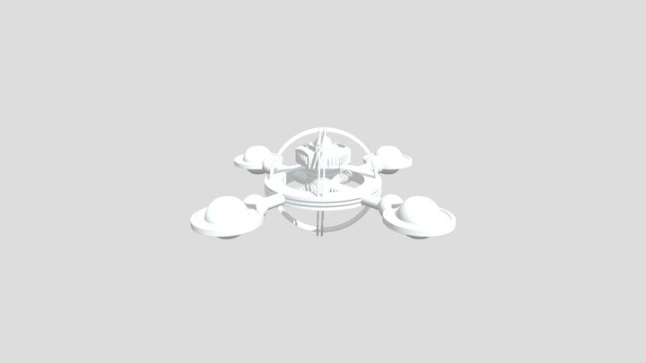 Space Ship 3D Model