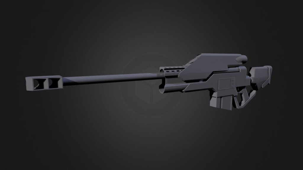 Sniper Rifle - 3D model by weichieh444 [526757c] - Sketchfab