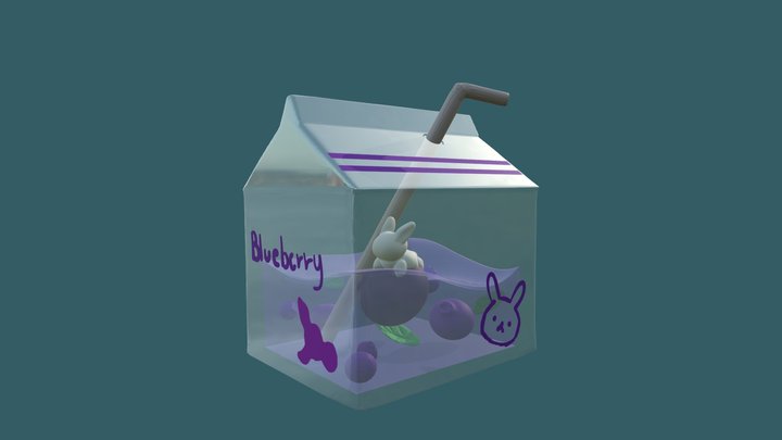 blueberry milk carton