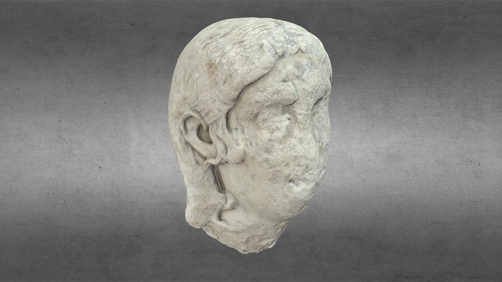 Cabeça de estátua feminina da dinastia Severa 3D Model