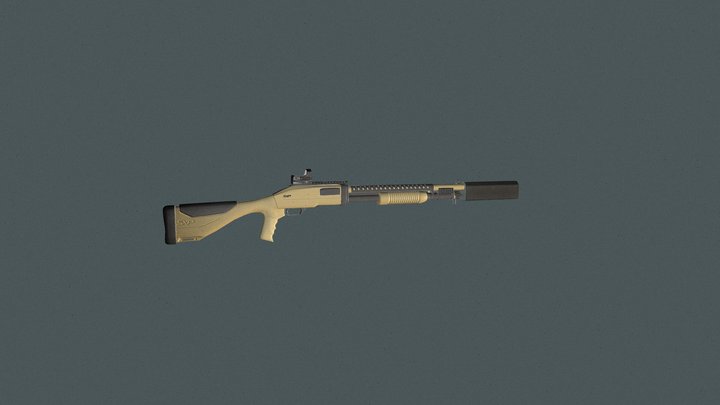 SXP_Defender_Shotgun 3D Model