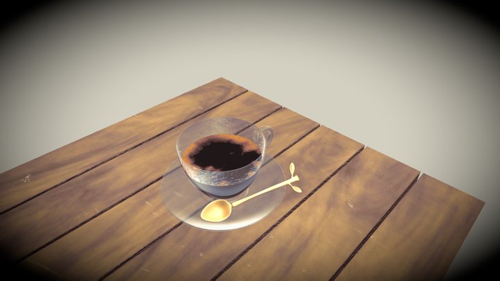 My frist iced coffee 3D Model