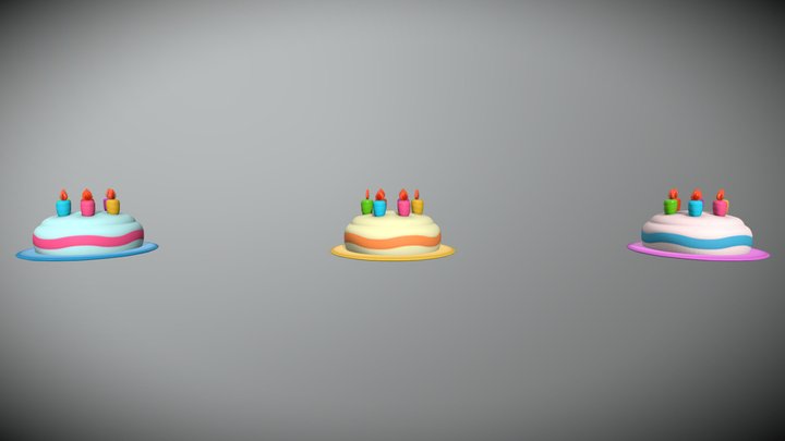 ACNH Birthday Hat (Smooth) 3D Model