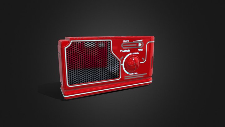 Cyberpunk 2077 Radio 3D Model
