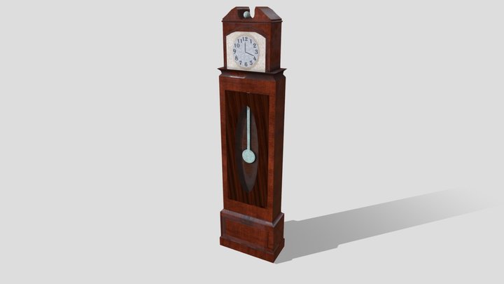 SGD 114 Grandfather Clock 3D Model