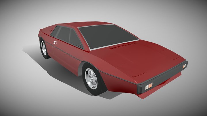 Lotus Esprit S1 1976 3D Model